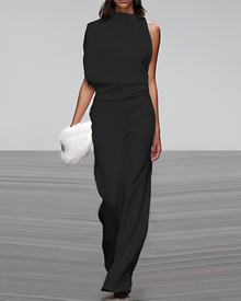 Jaqueline - Einzigartiger Schlag-Overall – Schwarz