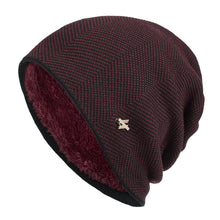 Qinch – Mit Fleece gefütterte Wintermütze – Rot