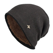 Qinch – Mit Fleece gefütterte Wintermütze – Kaffee