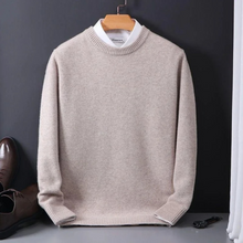Thierry | Cashmere Rundhals-Pullover – Beige
