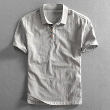 Sommerliches Komfort-Poloshirt für Männer – Sterling grau
