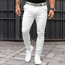 Bequeme, atmungsaktive Herrenhose – Weiß