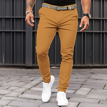 Bequeme, atmungsaktive Herrenhose – Gelb