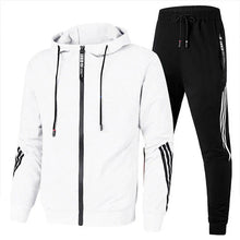 Bequemer Trainingsanzug mit modernem Design – Weiß