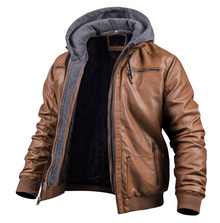 LEDERJACKE – Braun