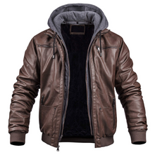 LEDERJACKE – Dunkelbraun