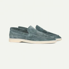 Herren Loafers | Klassische Slipper | Weiche Oberfläche mit samtiger Textur & Elegantes Design – Helles Türkis