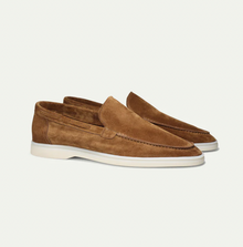 Herren Loafers | Klassische Slipper | Weiche Oberfläche mit samtiger Textur & Elegantes Design – Hellbraun