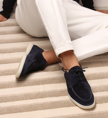 Lucas™ | Elegante Sommer Loafers – Marineblau