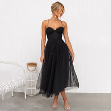 Anita - Stilvolles Midikleid – Schwarz