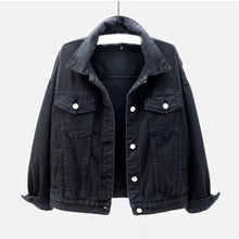 Lässige Jeansjacke | Klassisches Design | Zeitloser Streetstyle – Schwarz
