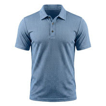 Dario | Atmungsaktives Stretch Poloshirt – Küstenblau
