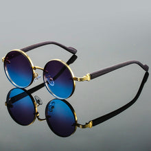 Aila | Premium Metall-Sonnenbrille mit Anti-Reflektion – Blau