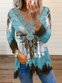 Tina - Verspielte Eleganz für Ihre Sommergarderobe – Blau