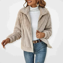 Isadora Damen Cardigan mit langen Ärmeln – Beige