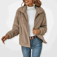 Isadora Damen Cardigan mit langen Ärmeln – Khaki