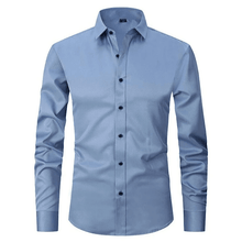 Rasmus | Elegantes Button-Up-Hemd – Blau