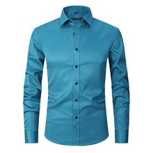 Norwin | Elegantes Button-Up-Hemd – Grün