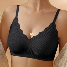 Bügelfreier Komfort-Bralette - Leah – Schwarz