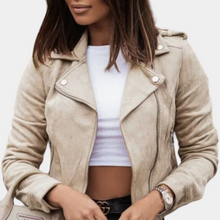 Kurze Jacke mit Kapuze | Cooler Look | Perfekt für den Alltag – Aprikose