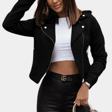 Kurze Jacke mit Kapuze | Cooler Look | Perfekt für den Alltag – Schwarz