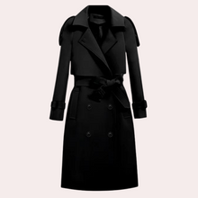 Eleganter Trenchcoat | Klassische Silhouette | Stilvolle Details – Schwarz