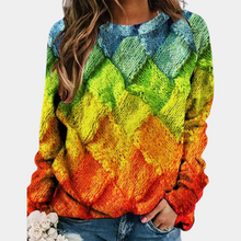 Stilvoller Bunter Damenpullover - Camilla – Regenbogen