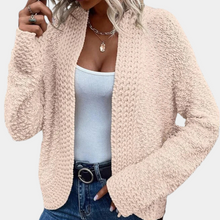 Grobstrick-Cardigan | Lässige Passform & Kuscheliger Stoff | Perfekt für den Alltag – Aprikose
