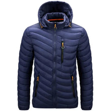 Calvin - Outdoor Daunenjacke für Herren – Marineblau