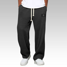Androw – Bequeme Hose Mit Weitem Bein – Schwarz
