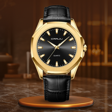 van Baerle® - Casual minimalistisches Quarzarmbanduhr – Gold Schwarz
