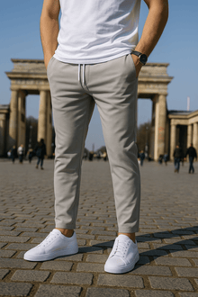 Bronko | Hochwertige Stretch-Komforthose – Grau