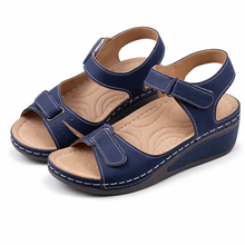 Talynne - Gepolsterte Sandalen – Marineblau