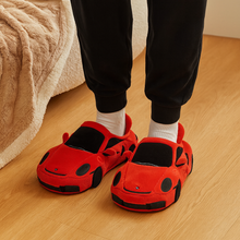 Anders | Warme Herren-Winterhausschuhe mit Wollfutter – Rot 1