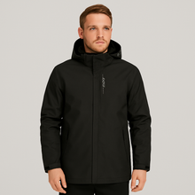 Fabian | Herren-Windjacke mit Kapuze – Schwarz