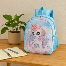 2025 Prinzessinnen-Rucksack für Mädchen – Leichte, faltbare Tasche mit süßem Wolken-Design – Himmelblau