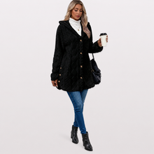 Malory - Warme Jacke Mit Kapuze – Schwarz
