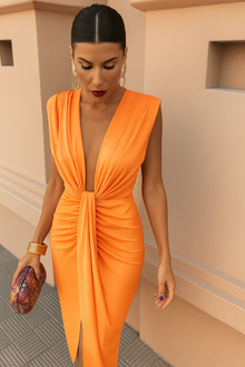 MORIAH |KLEID – Orange