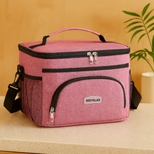 Isolierte Picknick-Kühltasche – Thermotasche für Outdoor, Strand & Camping – Rosa