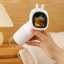 Digitale Lupe für Kinder – Mini-Elektronikgerät mit Kamera, Bildschirm und LED-Leuchten – Weiß