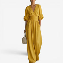 Olyara - Maßgeschneiderter Jumpsuit – Gelb