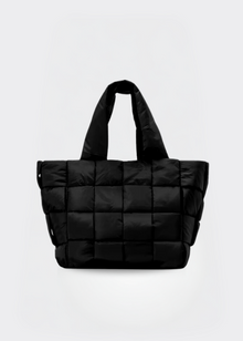 Handtasche Damen – Puffy Tasche Crossbody Nylon – Leicht – Schwarz