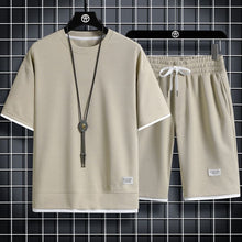 Cole | Waffelstrick Freizeit- & Sportset – Khaki