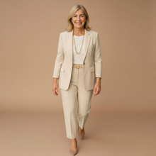 Laurena – Elegantes Zweiteiliges Sommer-Set – Beige