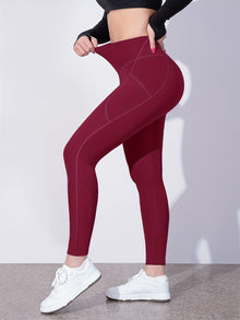 CoreFlow™ – Die Perfekte Sportleggings für Damen – Rot
