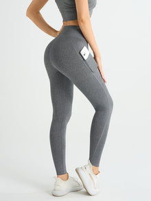 CoreFlow™ – Die Perfekte Sportleggings für Damen – Mittelgrau