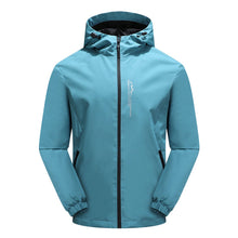BERNHARD – Wasserdichte Outdoor-Jacke für den Herbst – Hellblau