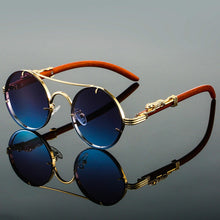 ChromaLens – Panthera Retro Sonnenbrille – Blau