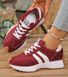 Mira - Stilvoller Komfort-Sneaker für jeden Tag – Rot