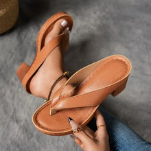 Orthopädischer Fersenslipper – Braun